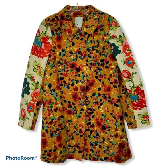 Anthropologie Jackets & Blazers - RARE HTF Anthropologie Elevenses Leopard Lily Coat